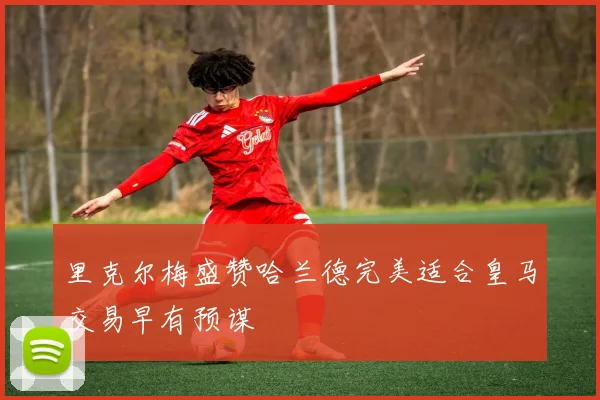 里克尔梅盛赞哈兰德完美适合皇马交易早有预谋