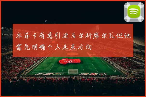 本菲卡有意引进马尔科席尔瓦但他需先明确个人未来方向
